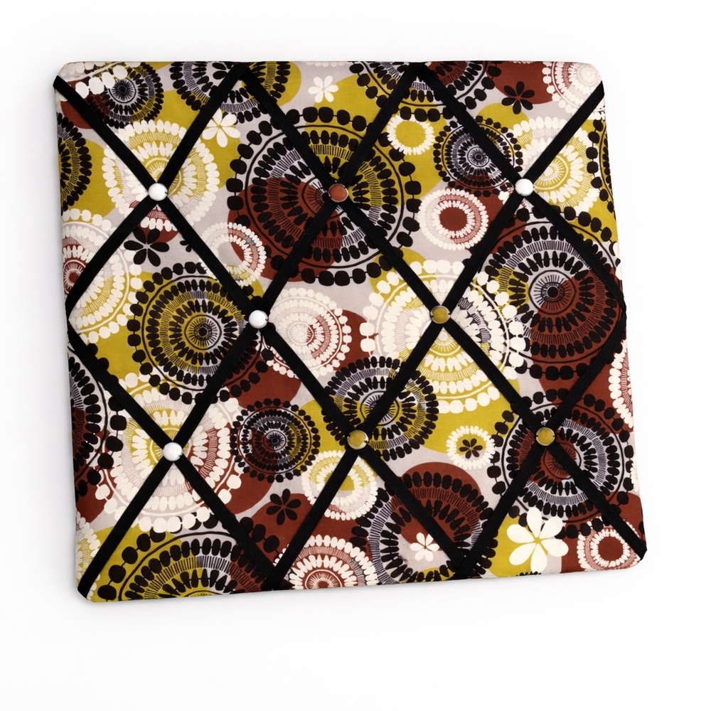 Vera Bradley Multicolor Wall Decor with Black and Yellow Accents